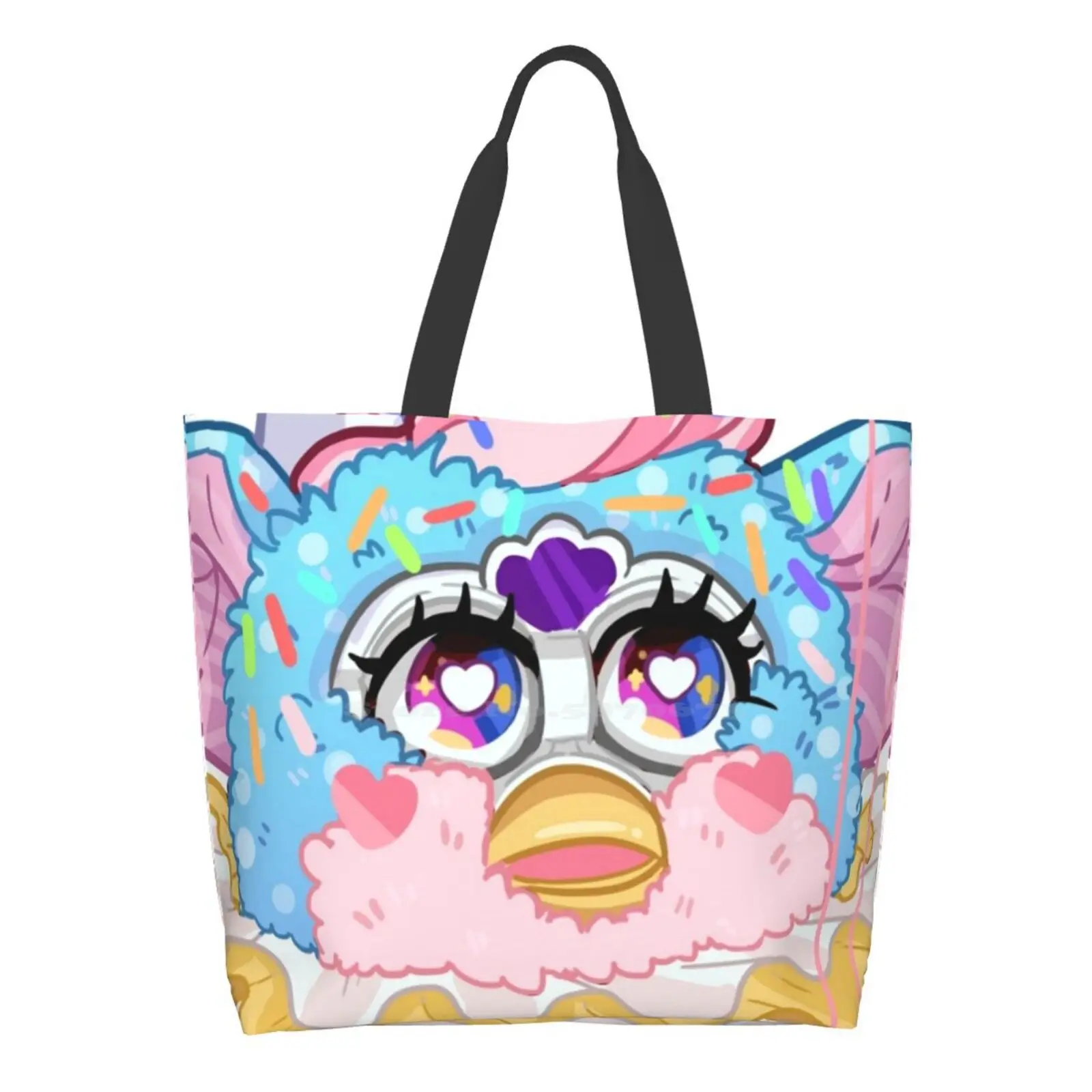 Clown Furby Borse Per La Casa Riutilizzabili Borse Per La Conservazione Furby Furby Long Furby Cute Clown Custom Party Sprinkles Birthday
