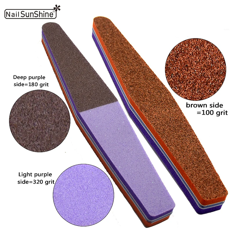 2 Pezzi 3 Modi Nail Art Buffer Buffer File Strumenti Per Nail Art Fai Da Te Lime A Ongle File Block Lima Per Unghie Levigatura Strumenti Per Nail Art 