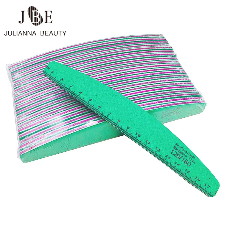20Pcs Righello Buffer Per Lime Per Unghie Doppio Lato Il Buffer Per Lime Per Unghie 120/180 Trimmer Lime Buffer Nail Art Lime A Ongle Nail Art Tool