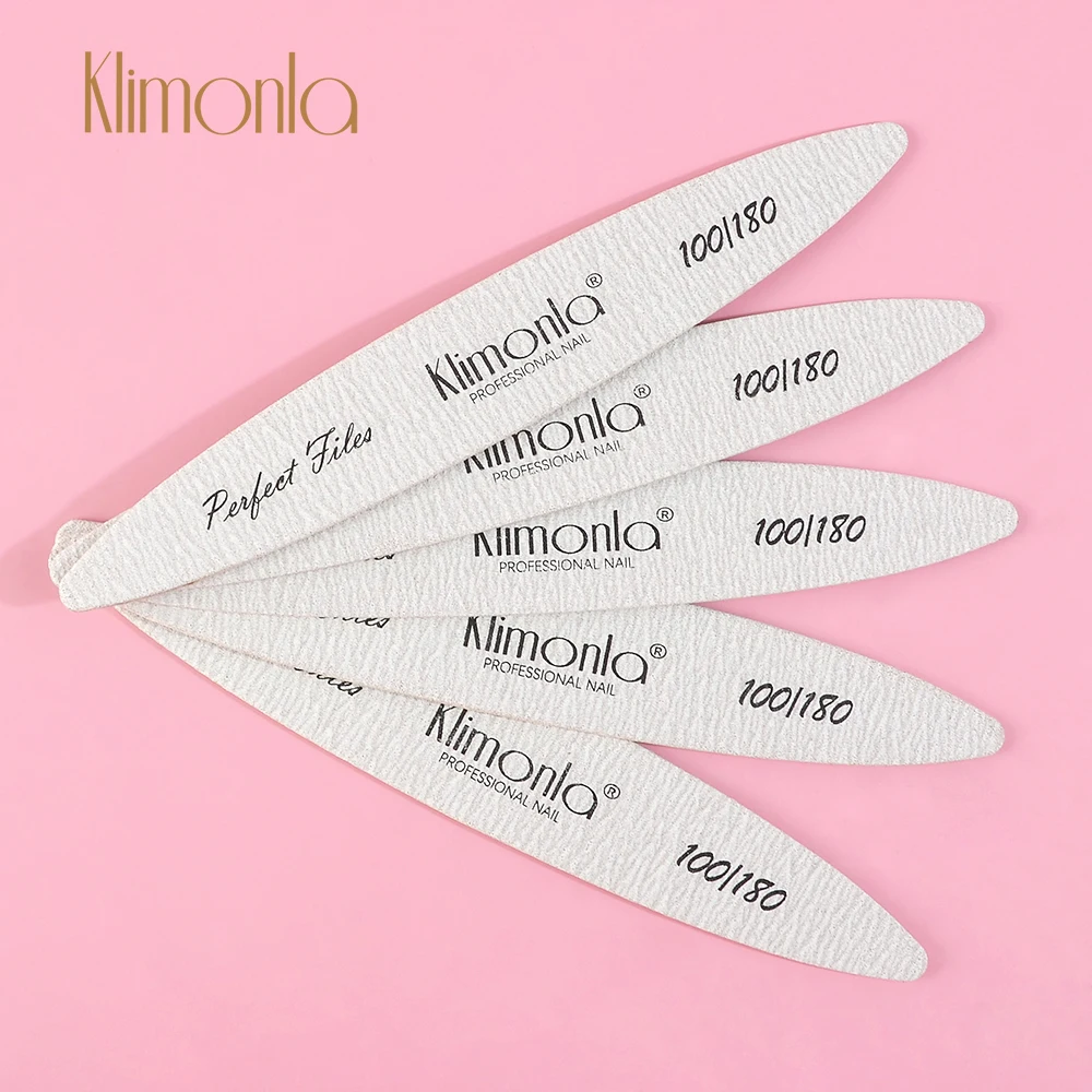 10 Pz Lima Per Unghie Buffer Doppio Lato Della Lima Per Unghie Buffer 100/180 Grigio Trimmer Lime Buffer In Nail Art Ongle Nail Art Tool