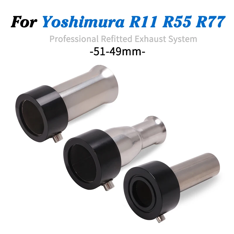 Moto Escape Silenziatore Silenziatore Silenziatore Spina 49Mm Removibile Db Killer Per Yoshimura R11 R55 R77 Tubo Di Scarico