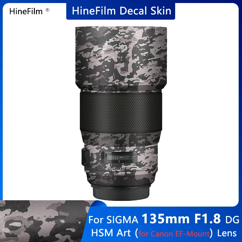 Sigma 135 F1.8Art Ef Mount Lens Decal Skin Wrap Cover Per Sigma 135Mm F/1.8 Dg Hsm Art Lens Sticker Pellicola Protettiva