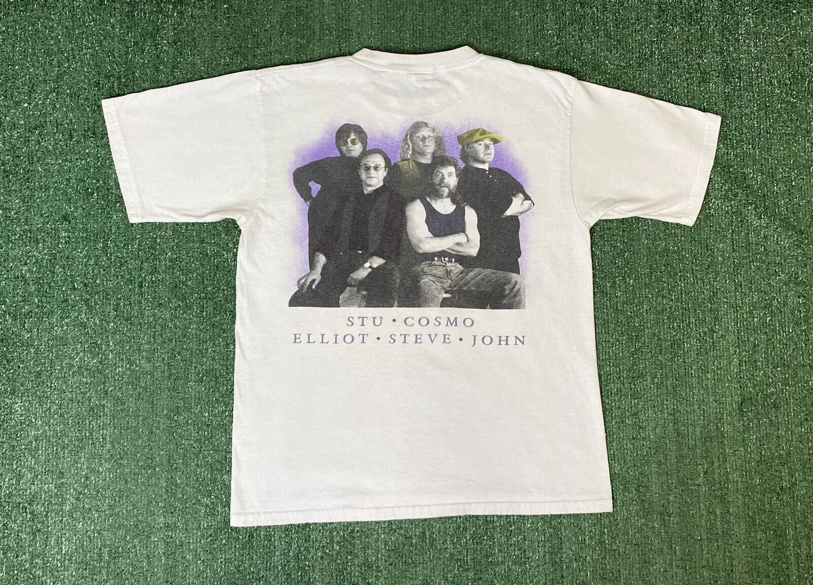 Vintage 1996 Creedence 596 Revival Demand Performance Shirt Taglia M Maniche Lunghe