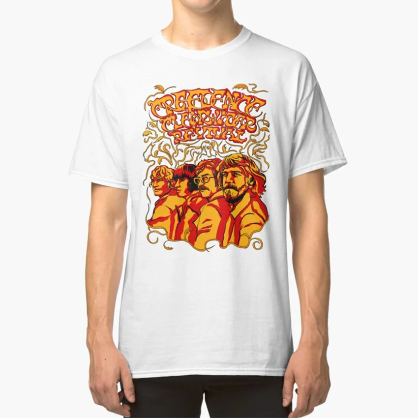 Creedence 596 Revival , Ccr T - Shirt Creedence 596 Revival Ccr Acid Hippie 60S Rock Classic
