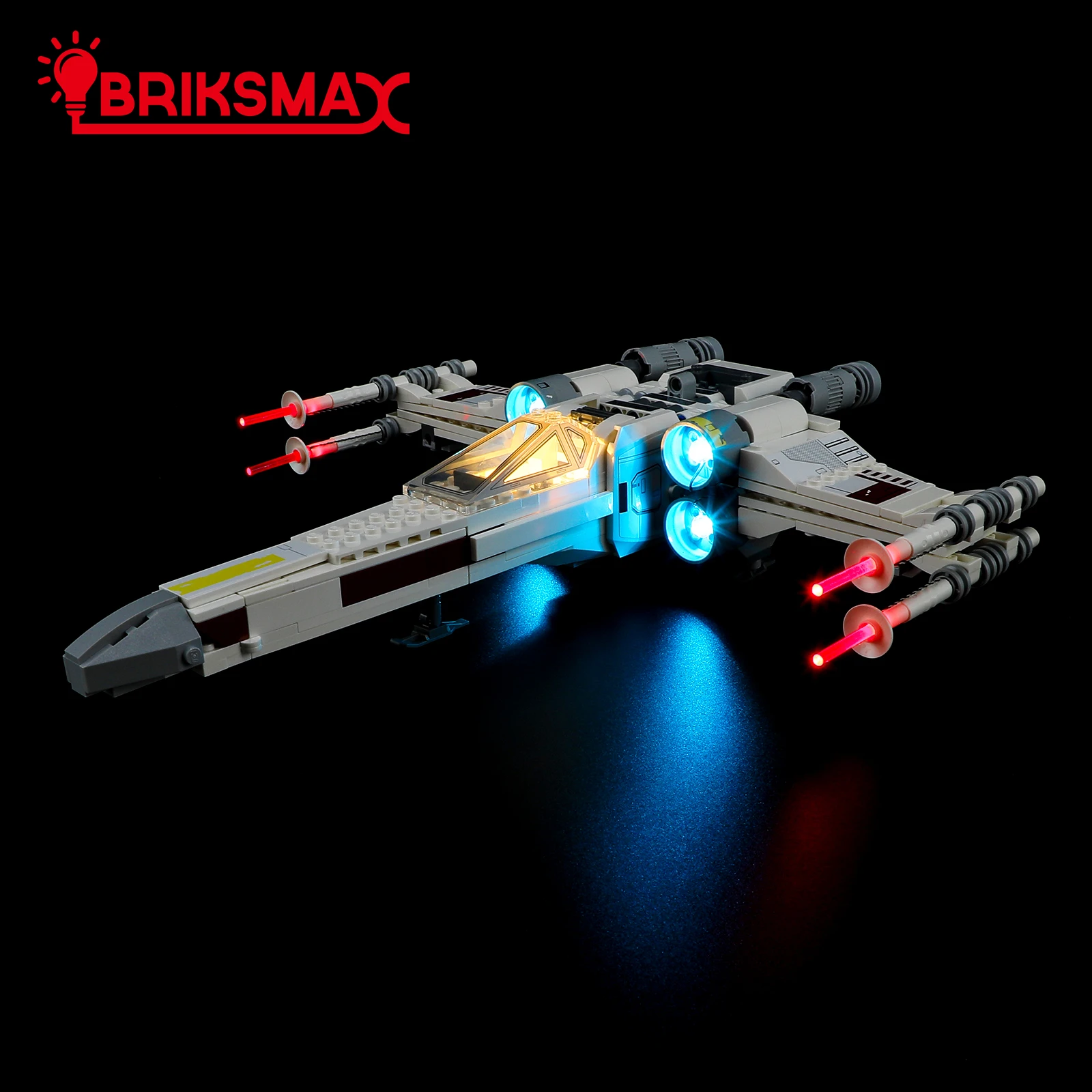 Briksmax Led Light Kit Per 75301 X-Wing Fighter Building Blocks Set (Non Includere Il Modello) Giocattoli Per Bambini