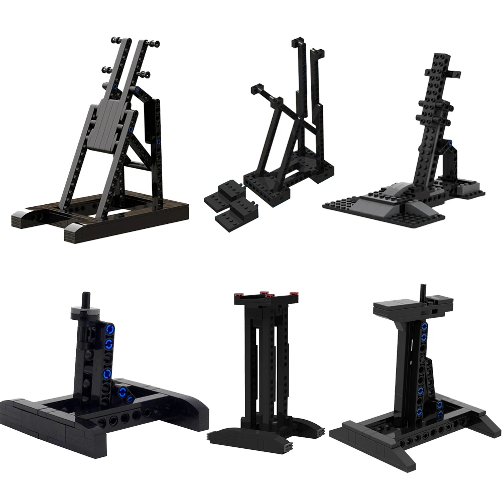 Moc Sci-Fi Movie X-Wing Display Stand-Set 75102 75149 75218X Building Blocks Per 75292 Razor Crown Bricks Chidlren Toys