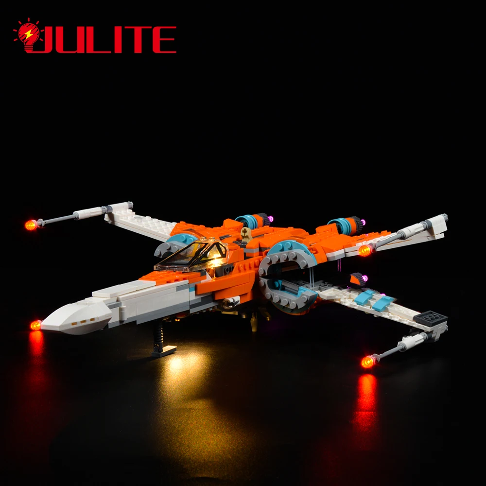 Kit Di Luci A Led Per Il 75273 Poe Dameron'S X-Wing Fighter Toys Set Di Giocattoli Fai-Da-Te (Blocchi Non Inclusi)