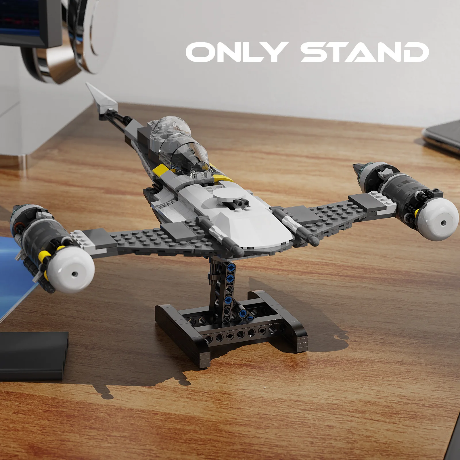Supporto (Solo Staffa) Per Lo Space Wars Resistance X-Wing Fighter Display Stand Building Blocks X-Wing Fighter Accessory