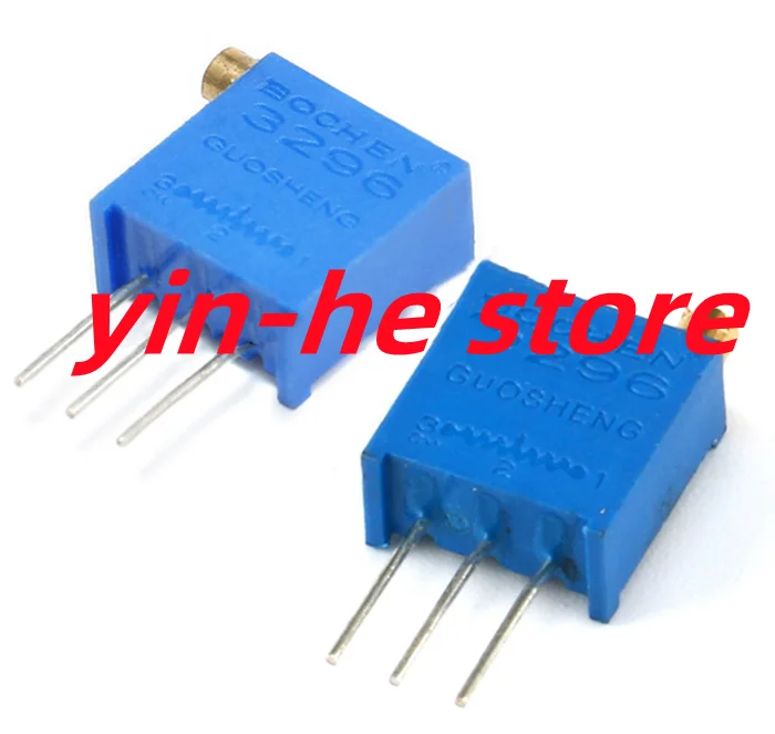 5Pcs 3296W Resistore Regolabile Top Tuning 101/501/102/202/103/104/105 Potenziometro Muslimatico