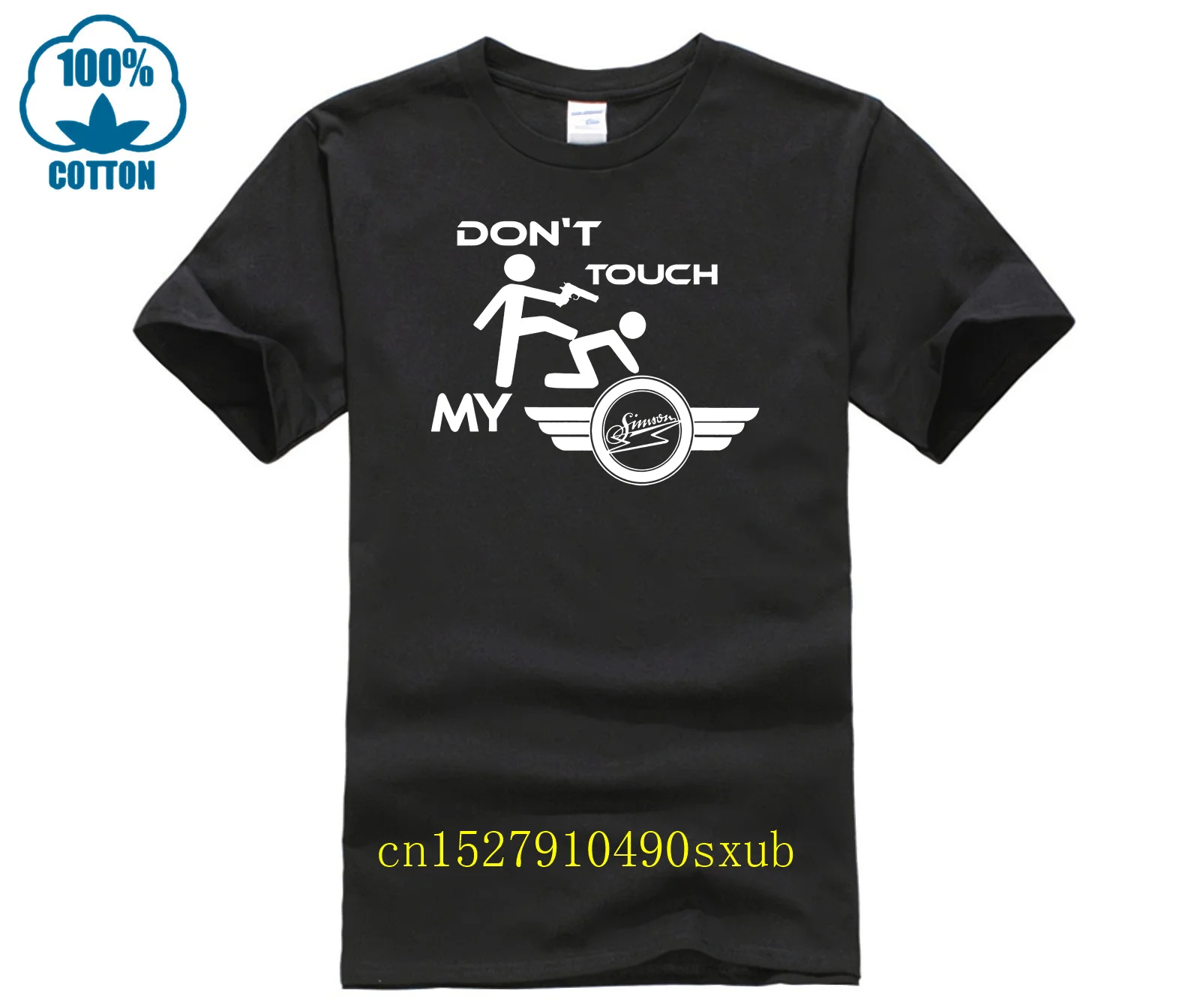 2023 Vendita Calda 100 Cotone Don T Touch My Simson T Shirt Ddr Motorrad Tuning Simi