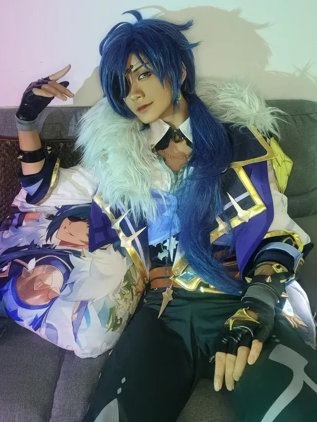 Kaeya Cosplay Game Genshin Impact Costume Cosplay Genshin Impact Costume Carnevale Role Party Cospaly Halloween Christmas