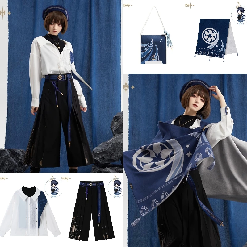 Mihoyo Official Genuine Genshin Impact Wanderer Theme Impression Series Wanderer Scaramouche Felpa Cat Hat Regali Di Compleanno