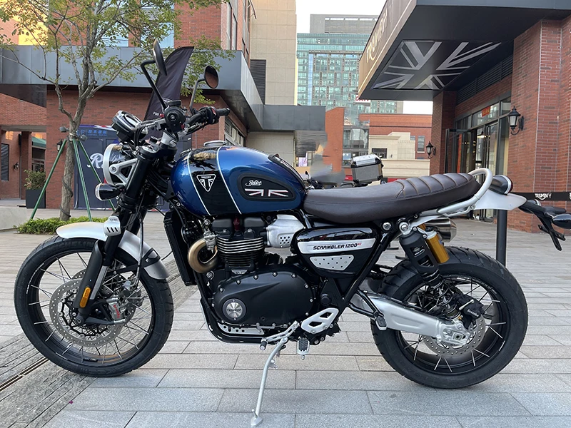 Per Triumph Scrambler 1200 Adesivo Antiscivolo Per Serbatoio Carburante, Adesivo Modificato, Adesivo Impermeabile, Adesivo In Gomma, Nuovo Stile