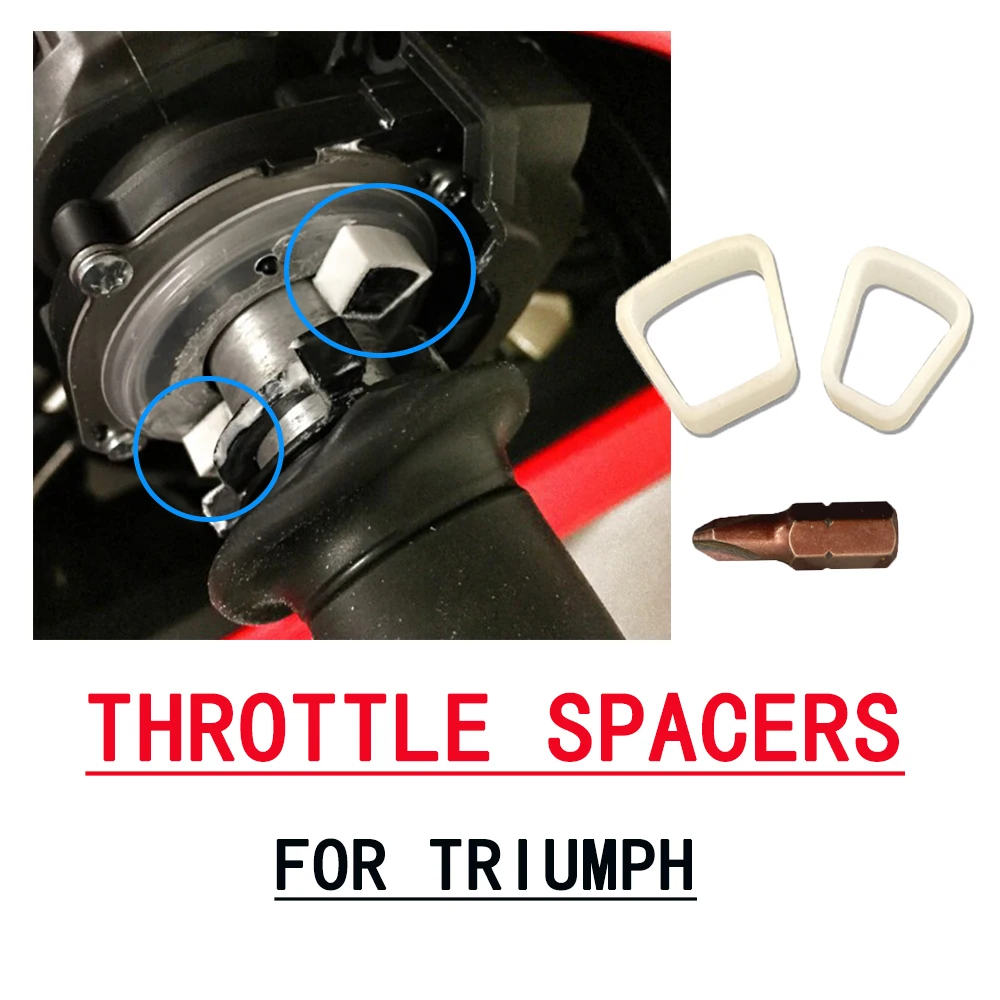 Thruxton Street Triple Tiger Rocket 3 Scrambler 1200 Kit Distanziale Acceleratore Da Utilizzare Per Triumph Throttle Spacer Speed Triple