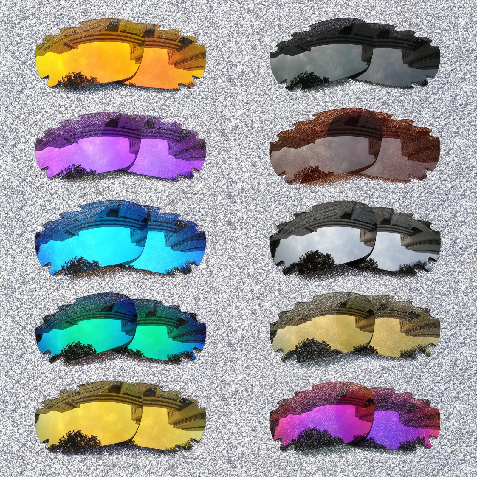Lenti Di Ricambio Polarizzate Hdtac Per-Oakley Racing Jacket Occhiali Da Sole Ventilati Jawbone Opzioni Multicolori