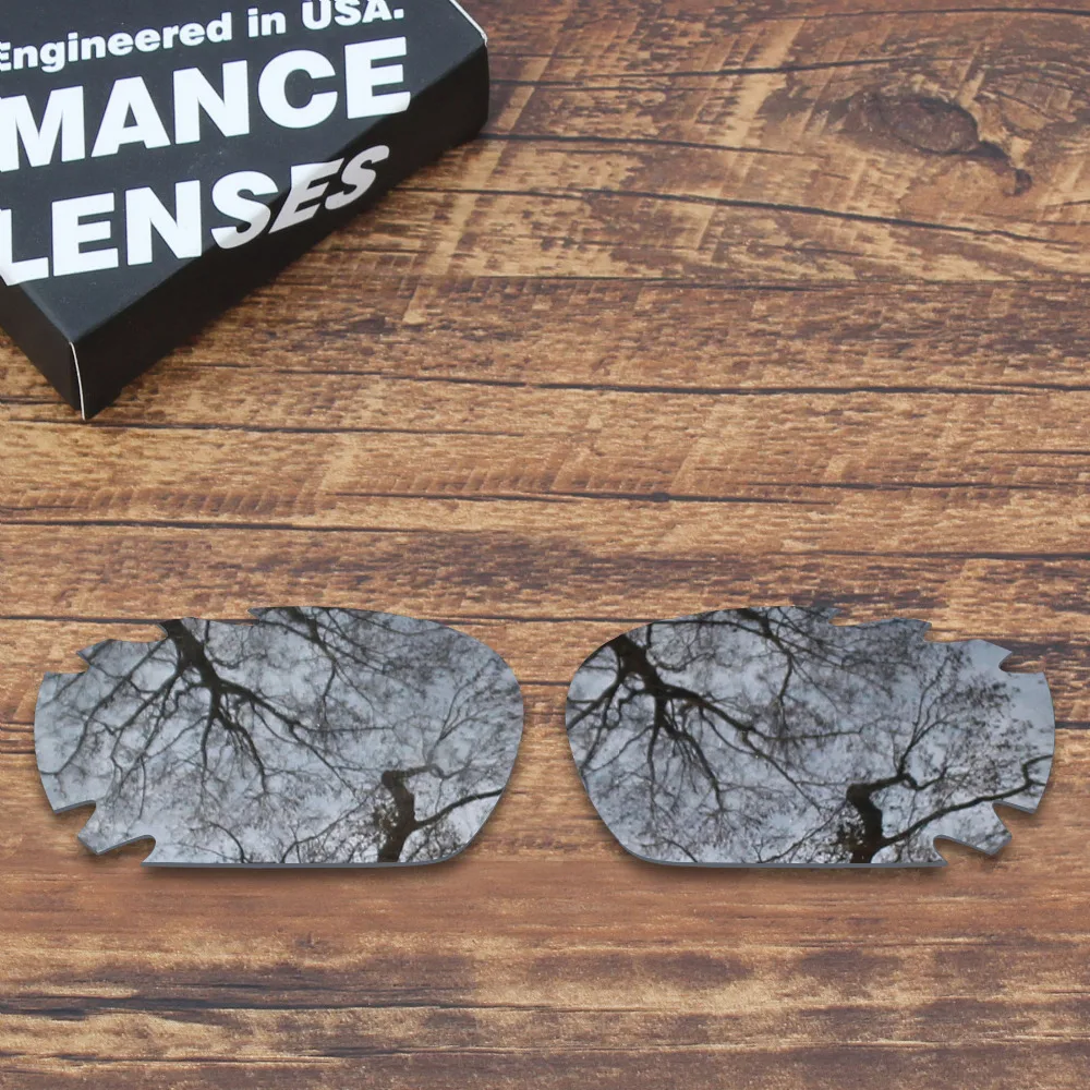 Lenti Di Ricambio Polarizzate Millerswap Per Occhiali Da Sole Ventilati Oakley Jawbone Fotocromatica Colore Grigio (Solo Lente)