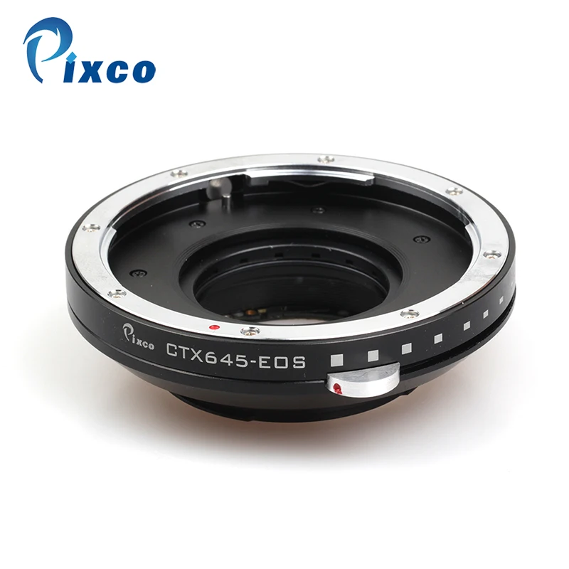 Pixco Emf Af Confirm Pro Adattatore Per Montaggio Su Obiettivo-Contax 645 Obiettivo Per Canon Ef Mount Eos 6D Mark Ii, 7D Mark Ii, 5D Mark Iv, Serie 1