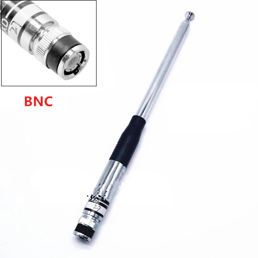 Antenna Telescopica 27Mhz Bnc 23/130Cm Per Cobra Midland Xerox Maxon President Anytone Accessori Radio Cb Portatili/Portatili