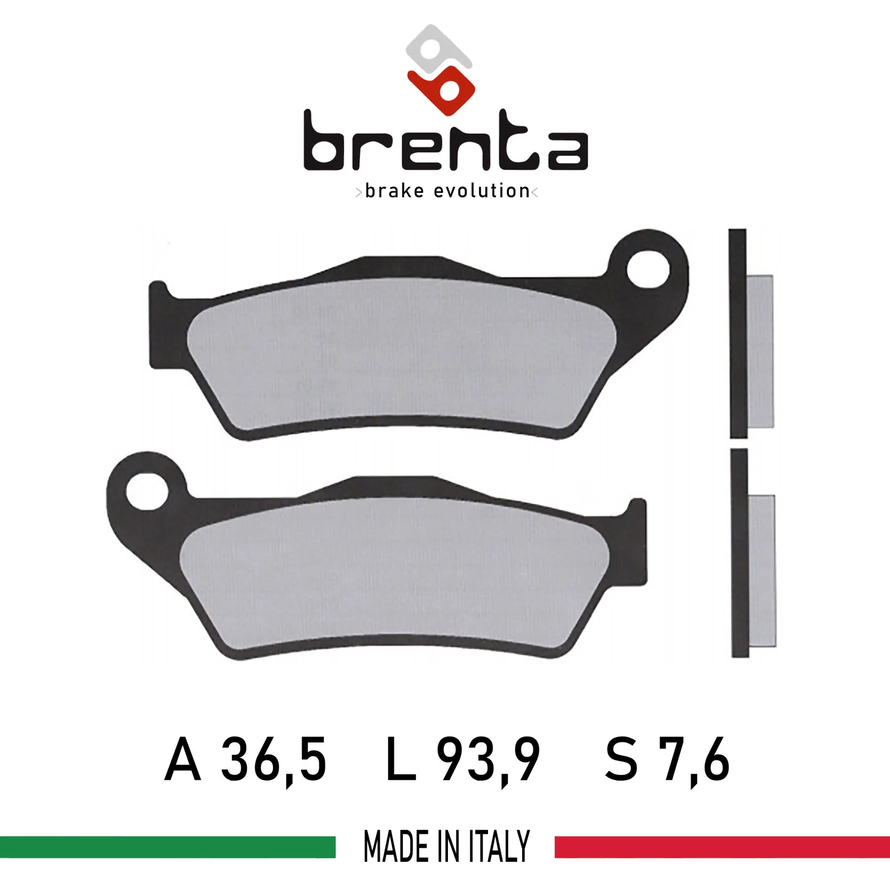 Brenta Per Yamaha Gt/Yba/Yp/Xq/Yzf-R 125/ Vp/Xc 300/ Xt 660/700 Ft3027-Fa181 Pastiglie Disco Freno Moto Organico (!! Anteriore!!)