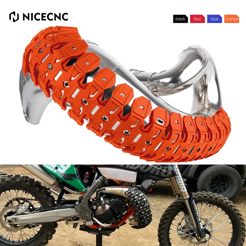 Per Ktm Tpi Exc 300 Exc 250 Sx 125 250 300 Xc Xcw Six Days 2012-2023 Sherco 60Cm Silenziatore Di Scarico Tubo Protezione Di Copertura Scudo Termico