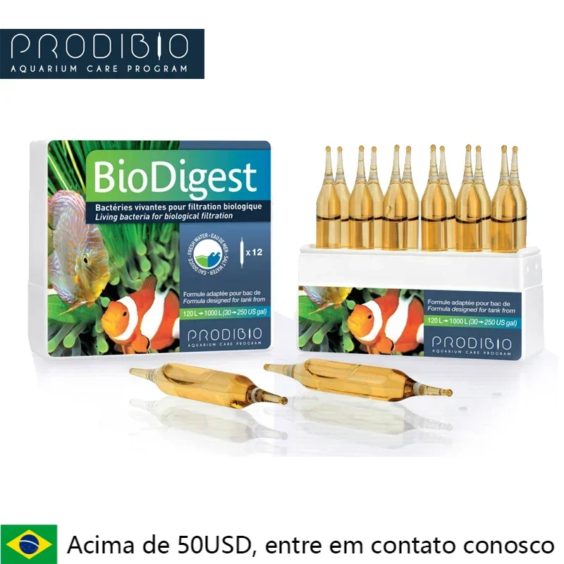Biodigestive Fish Reef Tank Prodibio Aquarium Care Soluzione Batterica Acqua Fresca E Marina Aquario Booster Marinho Chihiros