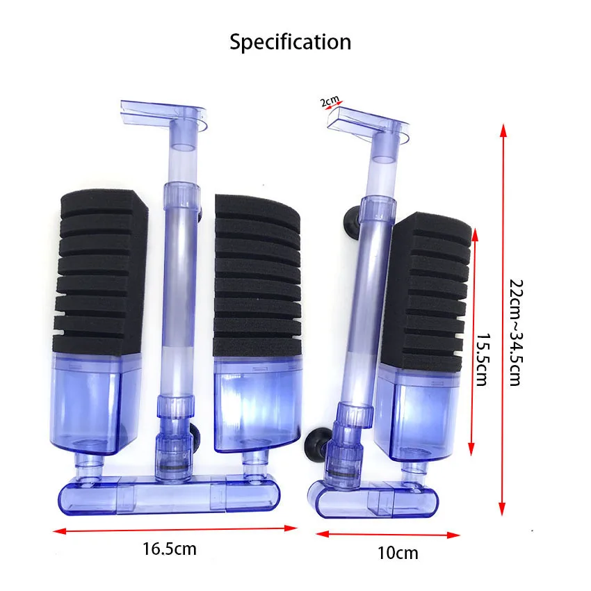 Filtro Per Acquario Per Acquario Serbatoio Di Pesce Pompa D'Aria Skimmer Filtro Biochimico In Spugna Acquario Filtro Bio Aquario Vendita Calda