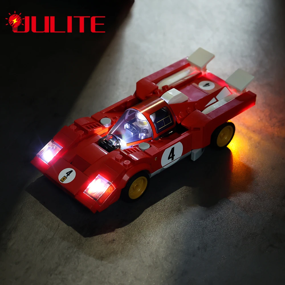 Kit Luce Led Champion 76906 1970 Speed Racer 512M Regalo Da Collezione Per Bambini Non Incluso Modello Di Edificio