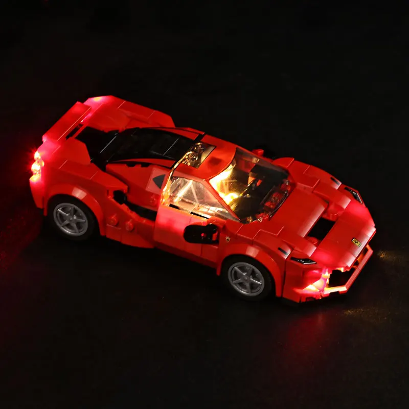 Kit Luci A Led Per 76895 Speed Champions F8 Tributo (Solo Kit Luci Incluso)