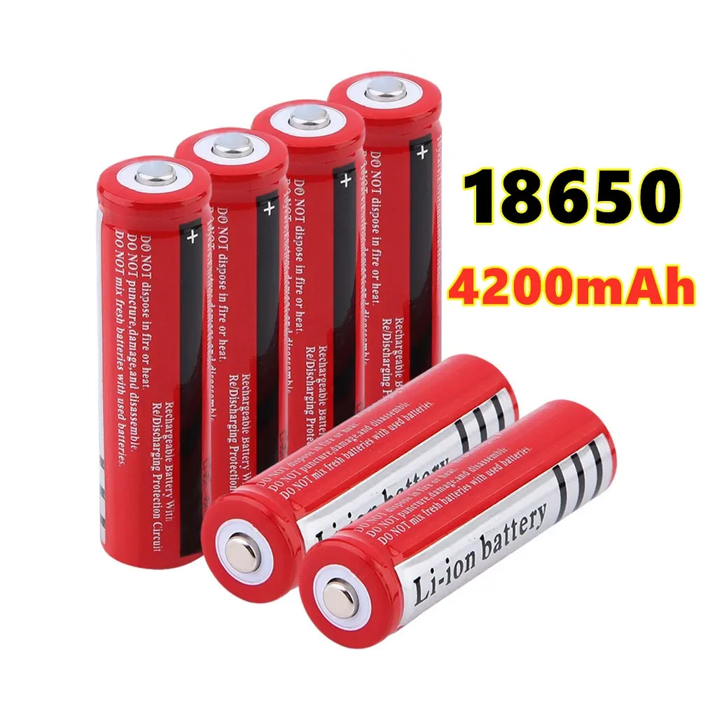 18650 Batterie 3,7V 4200Mah Muslimlimionsbatterie Fur Led Taschenlampe Torcia Batery Litio