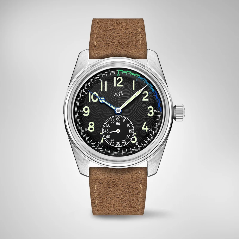 Merkur Mens Pilot Watches Men Avaitor Watch Sport Manuale Wind Orologio Da Polso Meccanico Militare 50M Impermeabile Luminoso