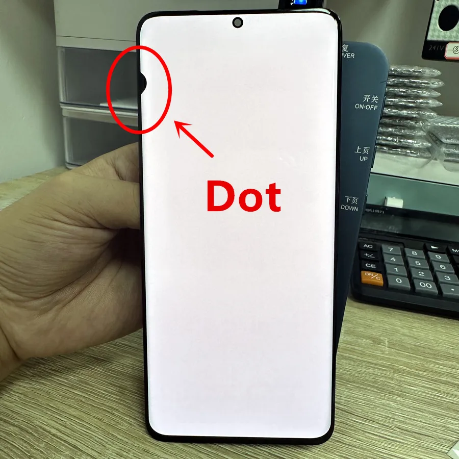 Display A Punti Ricondizionato Per Samsung S20 Ultra S20U Punto Di Dispersione Dello Schermo Senza Cornice G988B/Ds G988F ,100% Funzionante