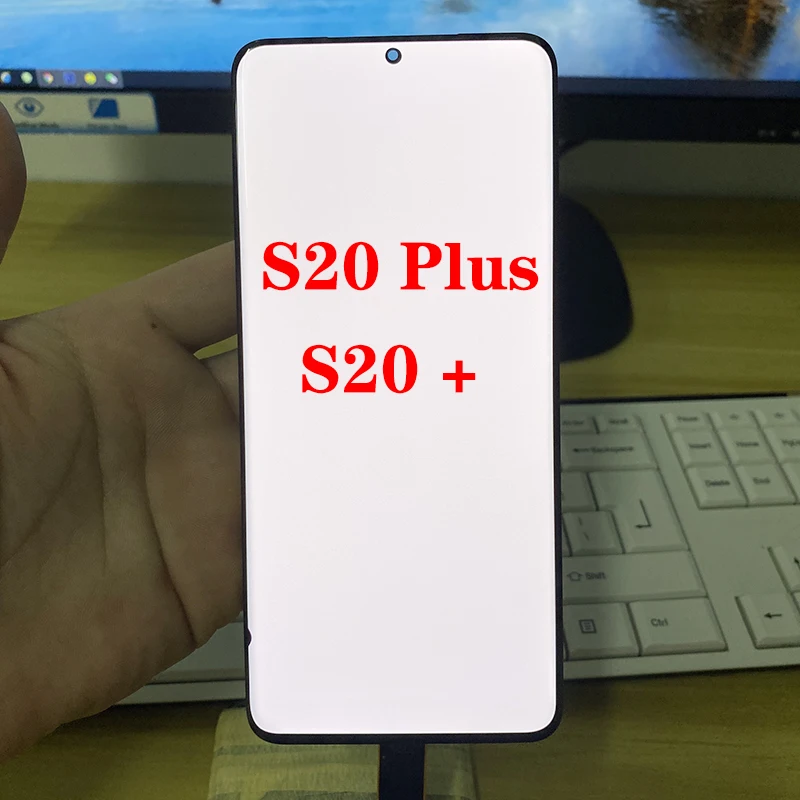 Con Difetti Amoled G985F Lcd Per Samsung S20 Plus Touch Screen Lcd Con Cornice Per Display S20 Plus Sm- G985A G985U G986F/Ds