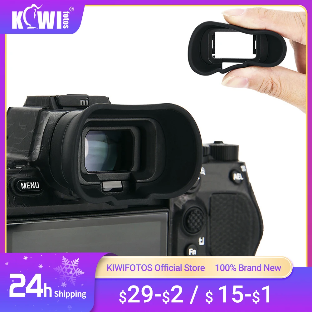 Fda-Ep19 Soft Silicon Long Camera Eyecup Viewfinder Oculare Per Sony A9Iii A7R5 A7Rv A7M4 A7Iv A1 A7Siii A7S Iii A7S3 Eyeshade