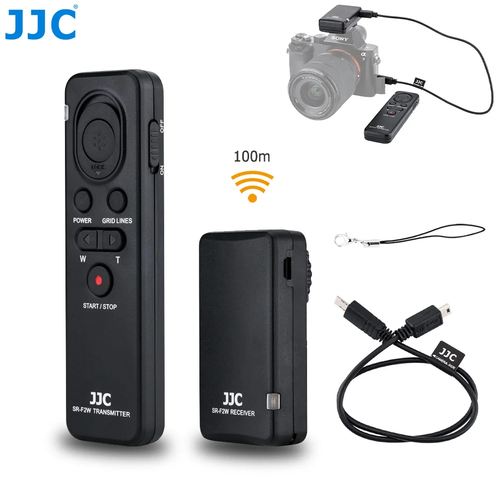Jjc Rmt-Vp1K Wireless Remote Control Timer Shuter Release Per Sony A7Iv A7Iii A7 Iv Iii A7Siii A7R V Iv A6600 A6500 A6400 A6300
