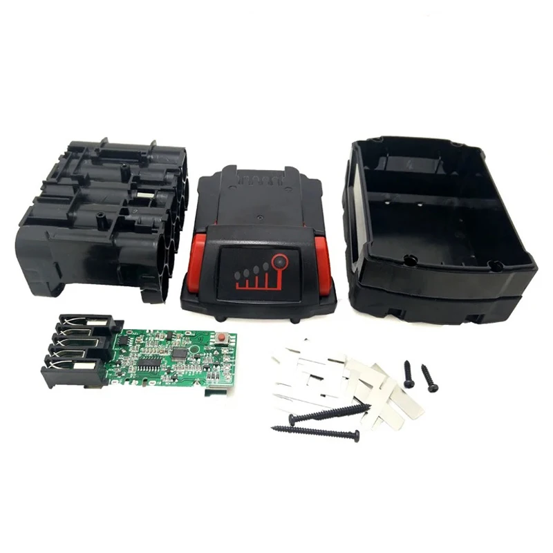 Custodia Di Ricambio Fai Da Te Per Batteria 18V Per Milwaukee M18 3.0Ah 4.0Ah 5.0Ah 6.0Ah 9.0Ah Custodia Per Batteria In Plastica Kit Di Riparazione D