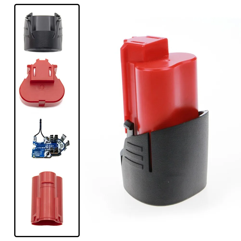 Batteria M12 Custodia In Plastica Pcb Circuit Board Kit Guscio Batteria A Tre Celle Per Milwaukee 12V Li-Ion Battery Box Housing Vendita Calda