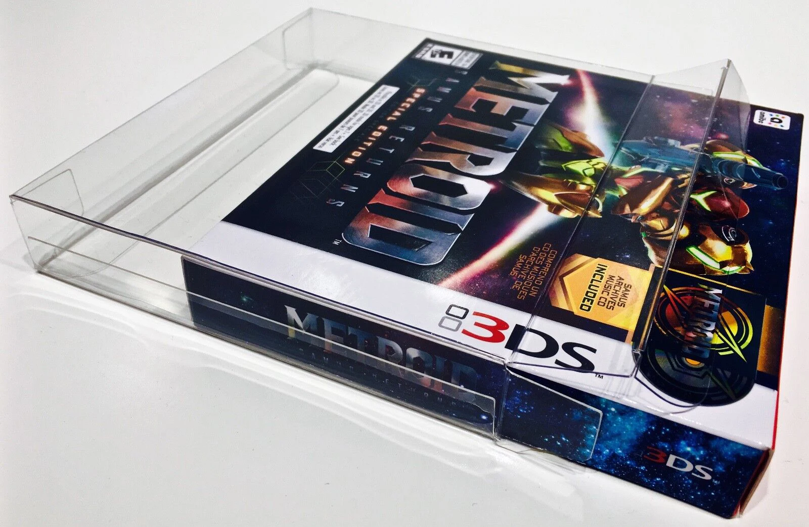1 Scatola Protettiva Per Metroid Samus Returns Special Edition Nintendo 3Ds Ntsc Only