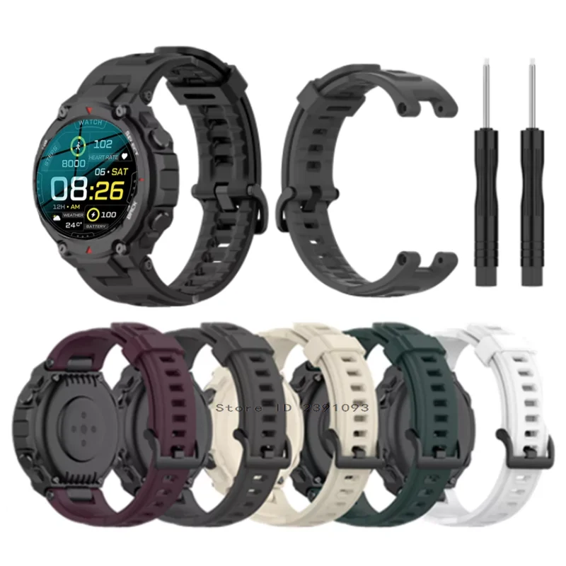 Cinturino Sportivo Per Huami Amazfit T-Rex/T-Rex Pro Smart Watch Cinturino In Silicone Di Ricambio Per Xiaomi Amazfit T-Rex/T-Rex Pro
