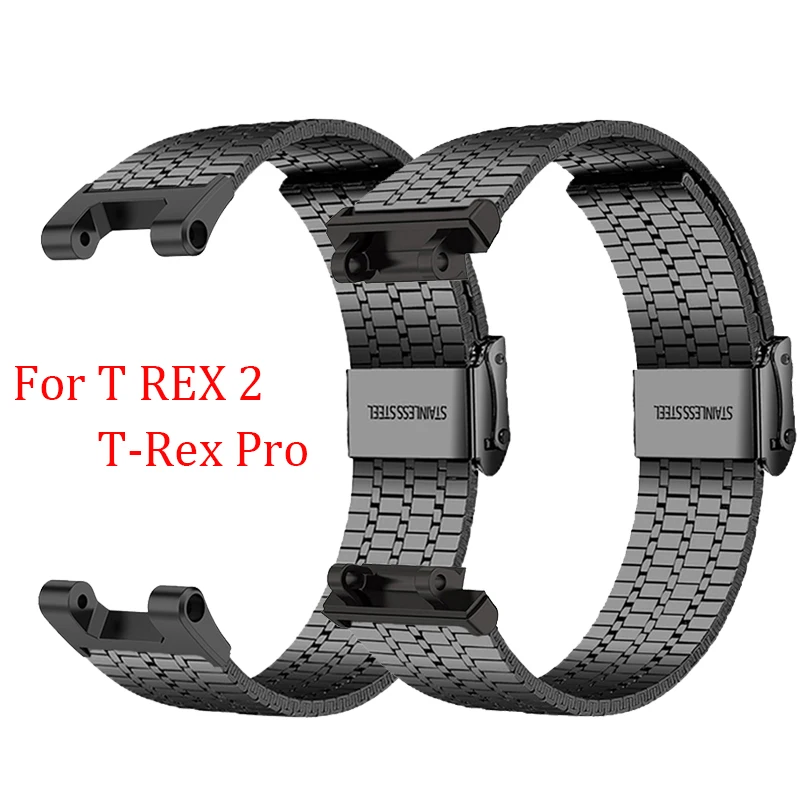 Cinturino In Acciaio Inossidabile Per Amazfit T-Rex 2 Cinturino Per Amazfit T Rex 2/T Rex Pro Bracciale In Metallo Per Amazfit T-Rex Pro Wristband