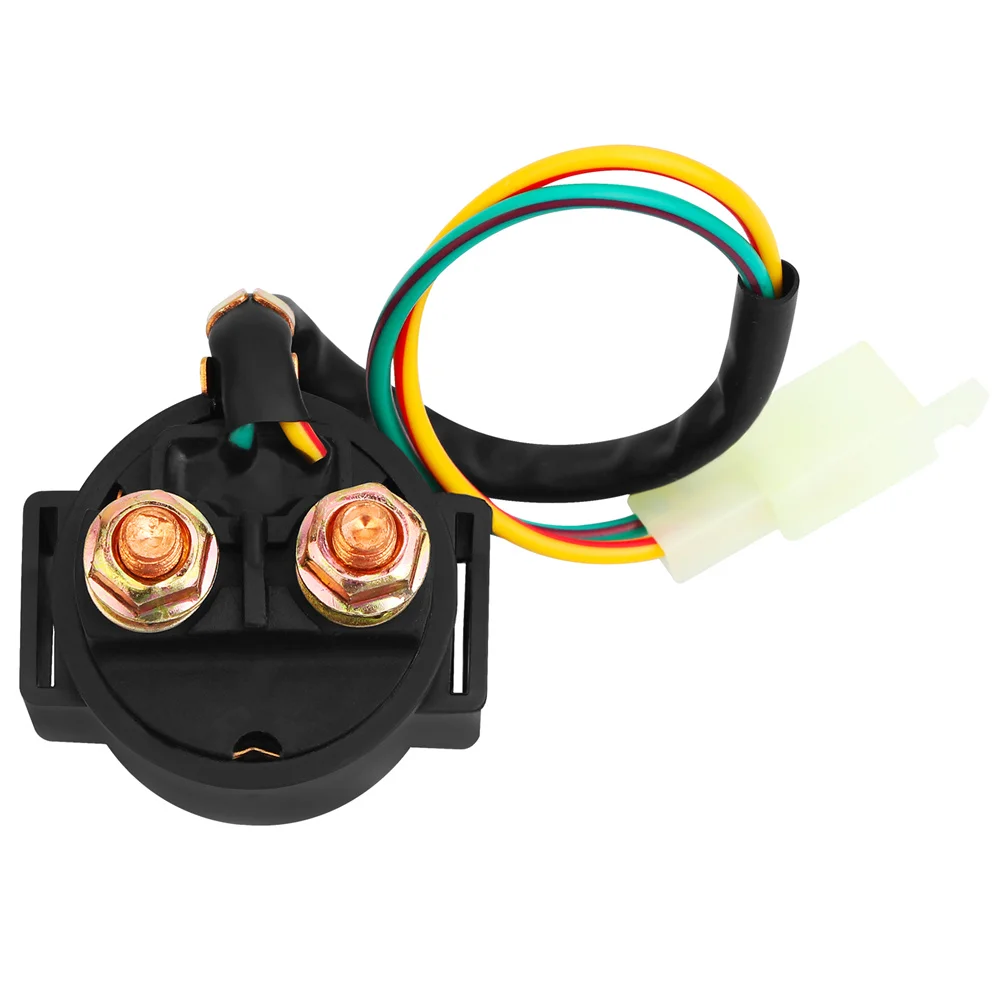Interruttore Relè Solenoide Avviamento Elettrico Moto Per Yamaha Badger 80 Yfm80 Big Bear 350 Yfm350 Brezza Yfa125