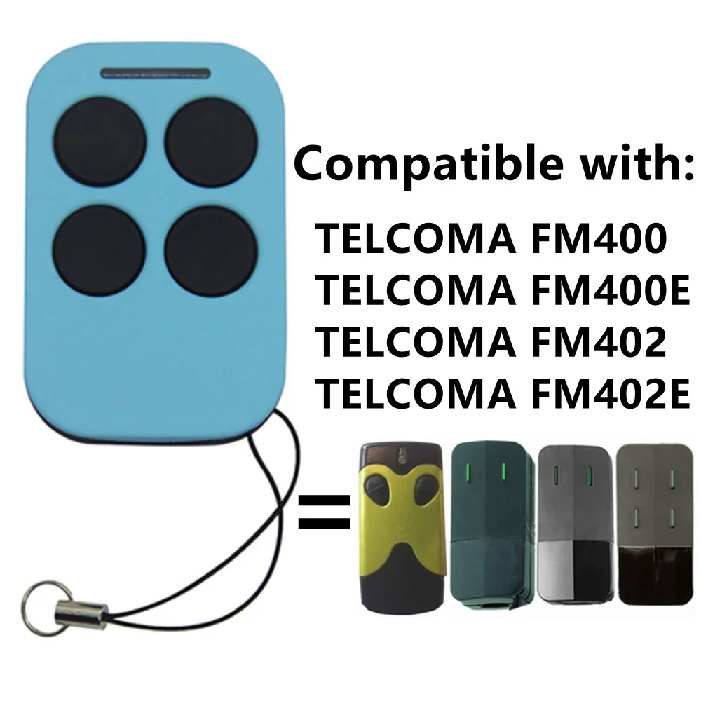Telcoma Fm402 / Fm402E / Fm40Oe / Fm400 433Mhz Porta Del Garage Telecomando Trasmettitore Portatile Telcoma Gate Key Fob Command