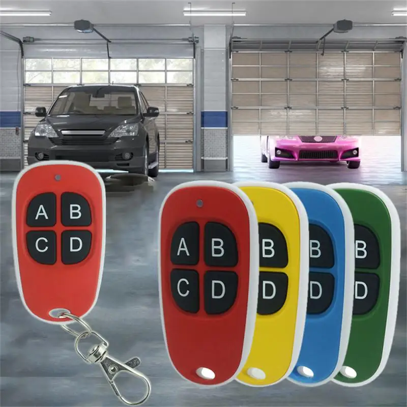 Telecomando Universale Per Garage 433 Mhz 4-Keys Door Gate Copy Control Clone Wireless Electronic Gate Control Copier Controller