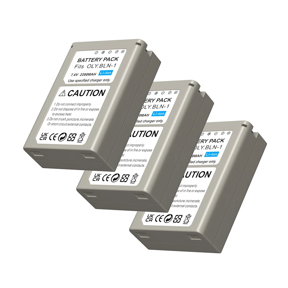 Batteria Palo 2280Mah Bln-1 Bln 1 Ps-Bln1 Per Olympus Om-D E-M1, Olympus Pen F, Om-D E-M5, Penna E-P5, Om-D, Hld-6