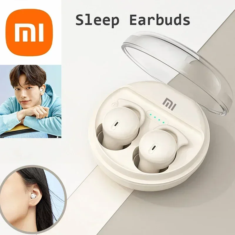 Xiaomi Cute Wireless Earphones Mini Bluetooth5.3 Auricolari Stereo Impermeabile Invisible Noise Reduction Comfort Sleep Headphone