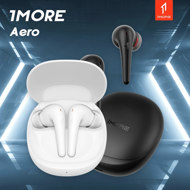 1More Aero Es903  Cuffie Bluetooth 5.2 Senza Fili Audio Spaziale A 360° 42Db Hybrid Anc Auricolari Con Cancellazione Del Rumore Smart Loudness Dlc Dri