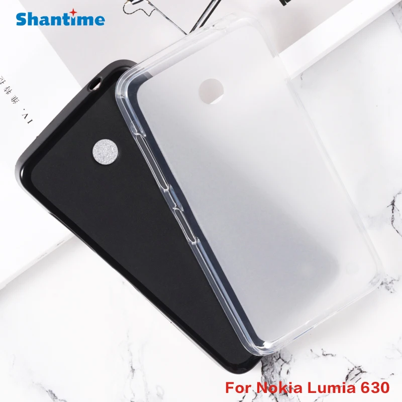 Per Nokia Lumia 630 Gel Budino In Silicone Del Telefono Di Protezione Posteriore Borsette Per Nokia Lumia 630 Caso Molle Di Tpu