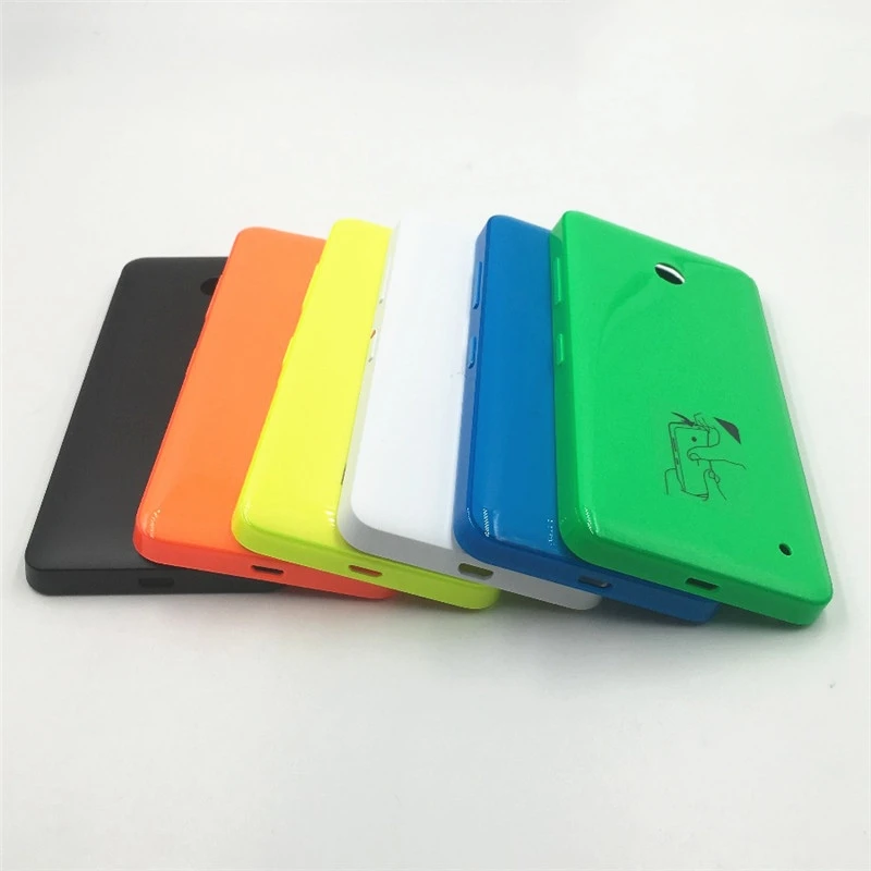 Cover Posteriore Per Nokia Lumia 630 Custodia Sostituzione Coperchio Batteria Per Nokia Lumia 630 Con Pulsante Laterale