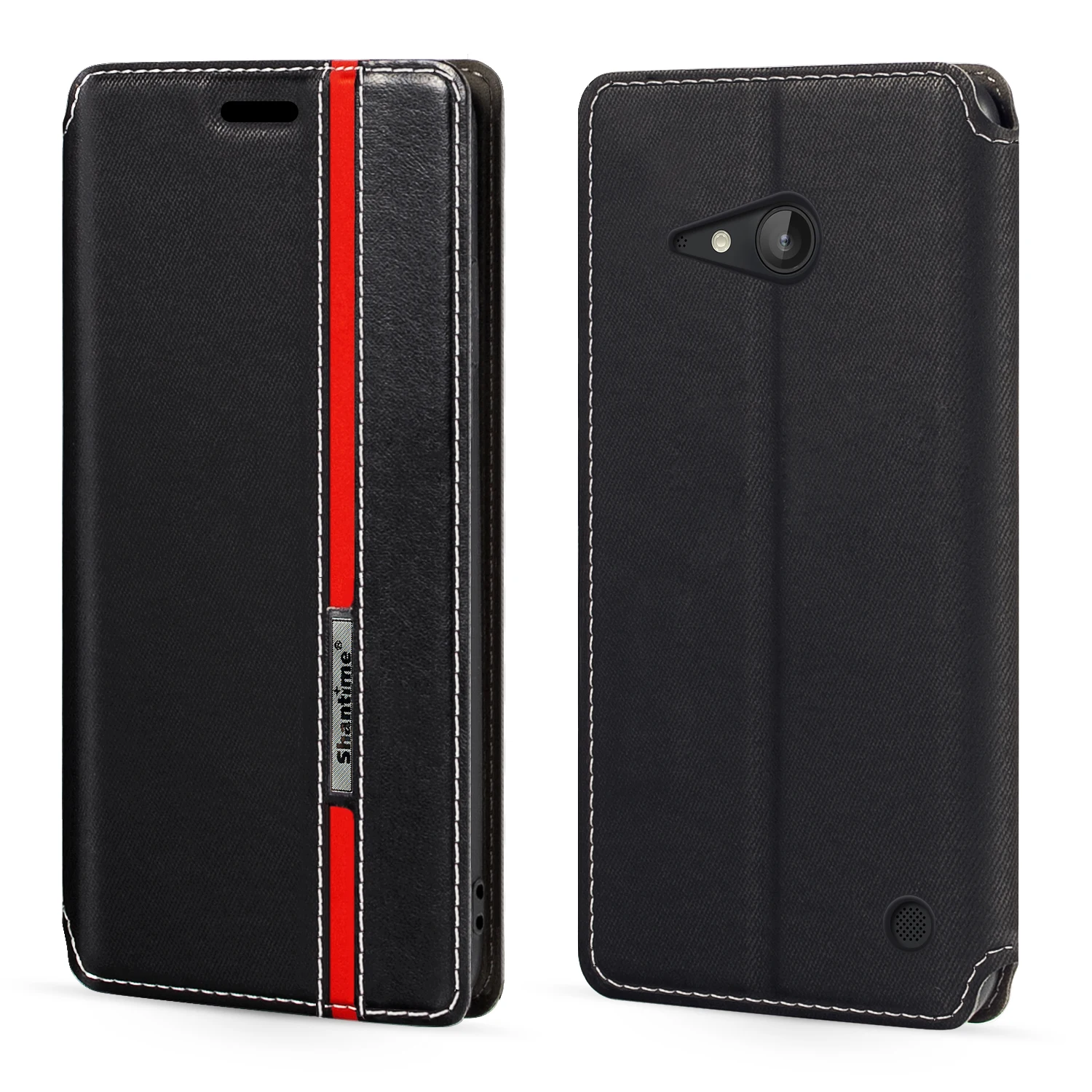 Per Nokia Lumia 730 Custodia Moda Multicolor Chiusura Magnetica Custodia In Pelle Flip Cover Con Portacarte Per Nokia Lumia 735