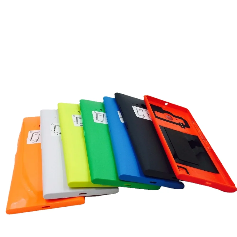 Custodia Coperchio Batteria Per Nokia Lumia 730 735 Cover Posteriore Con Pulsante Laterale