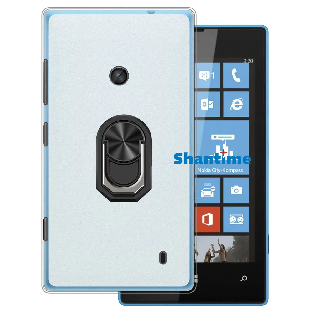 Supporto Per Anello Antiurto Di Lusso Per Nokia Lumia 520 Custodia Morbida In Silicone Tpu Custodia Protettiva Per Nokia Lumia 521